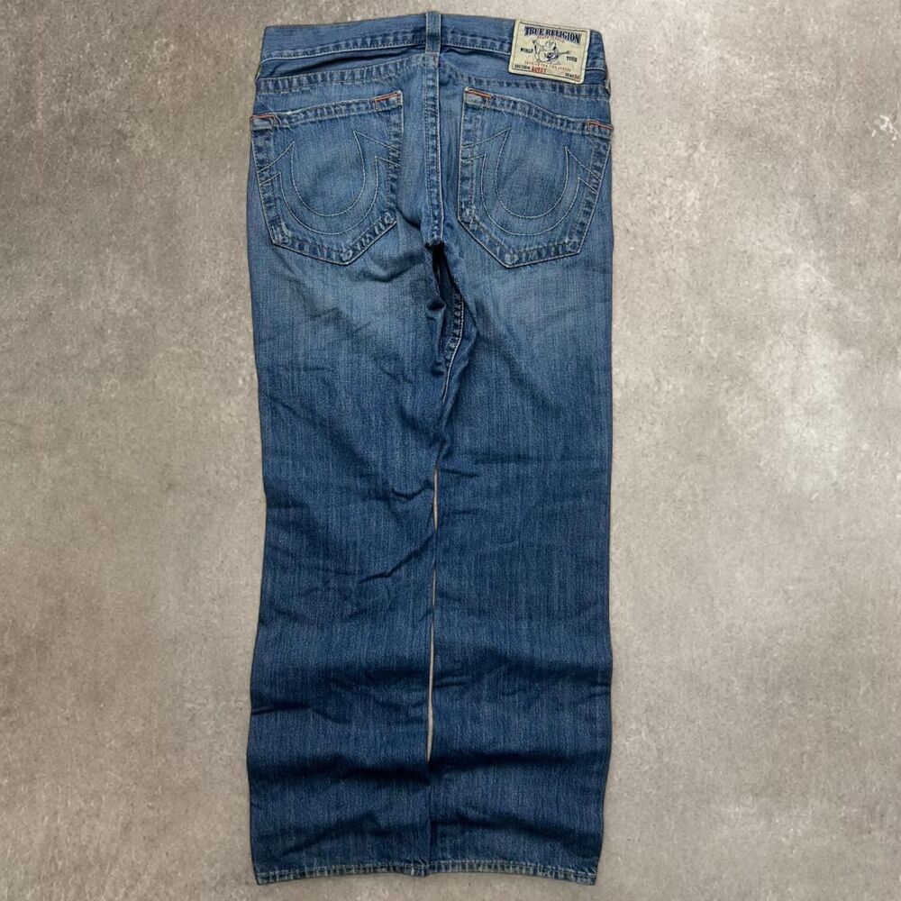 True-religion Men's Blue and Navy Jeans